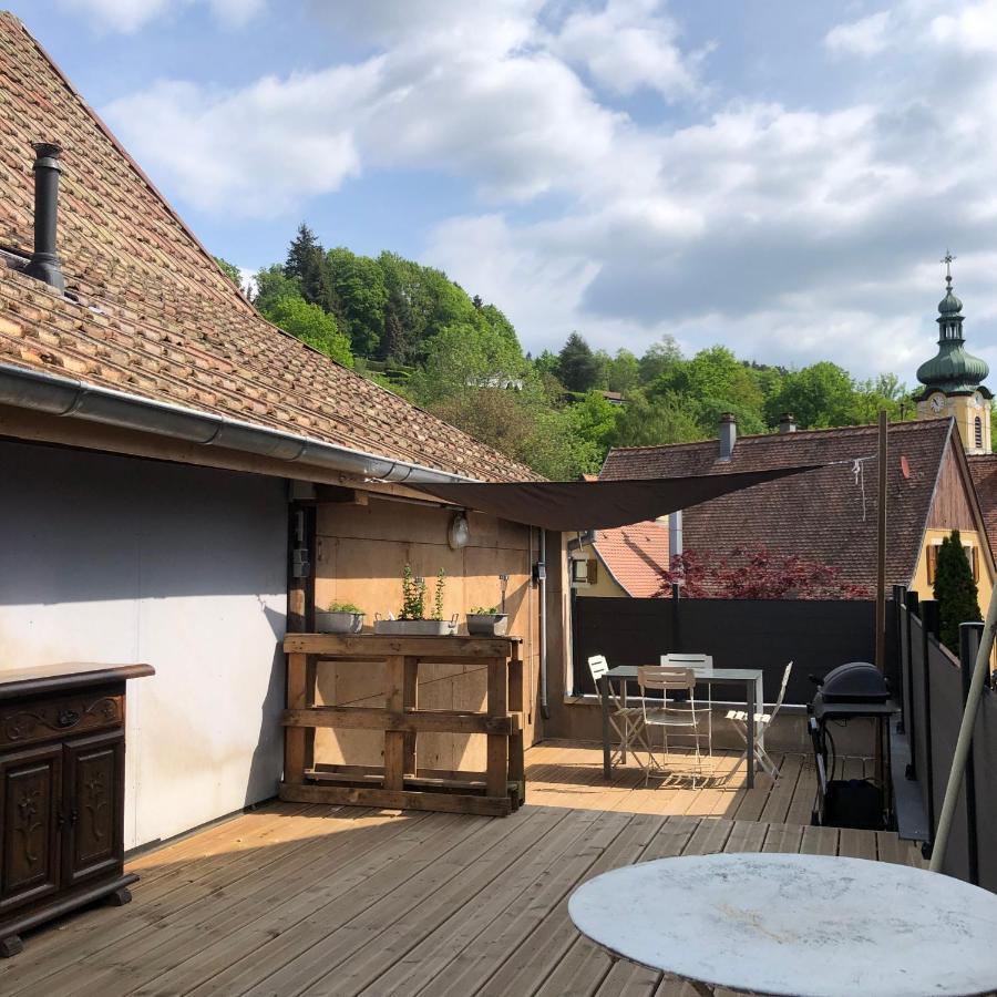 L Atypik A L Ancienne Forge Apartment Muhlbach-sur-Munster Exterior photo